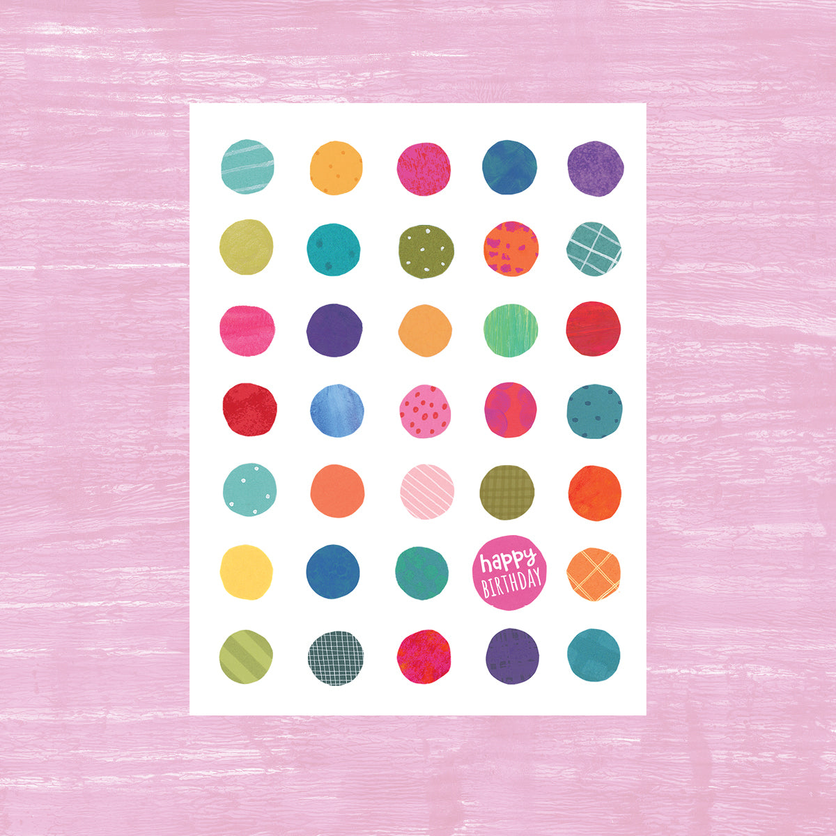 Birthday Dots - Birthday Card