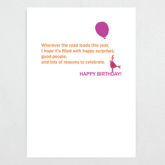 Fueled by Kindness & Cake - Happy Birthday Card