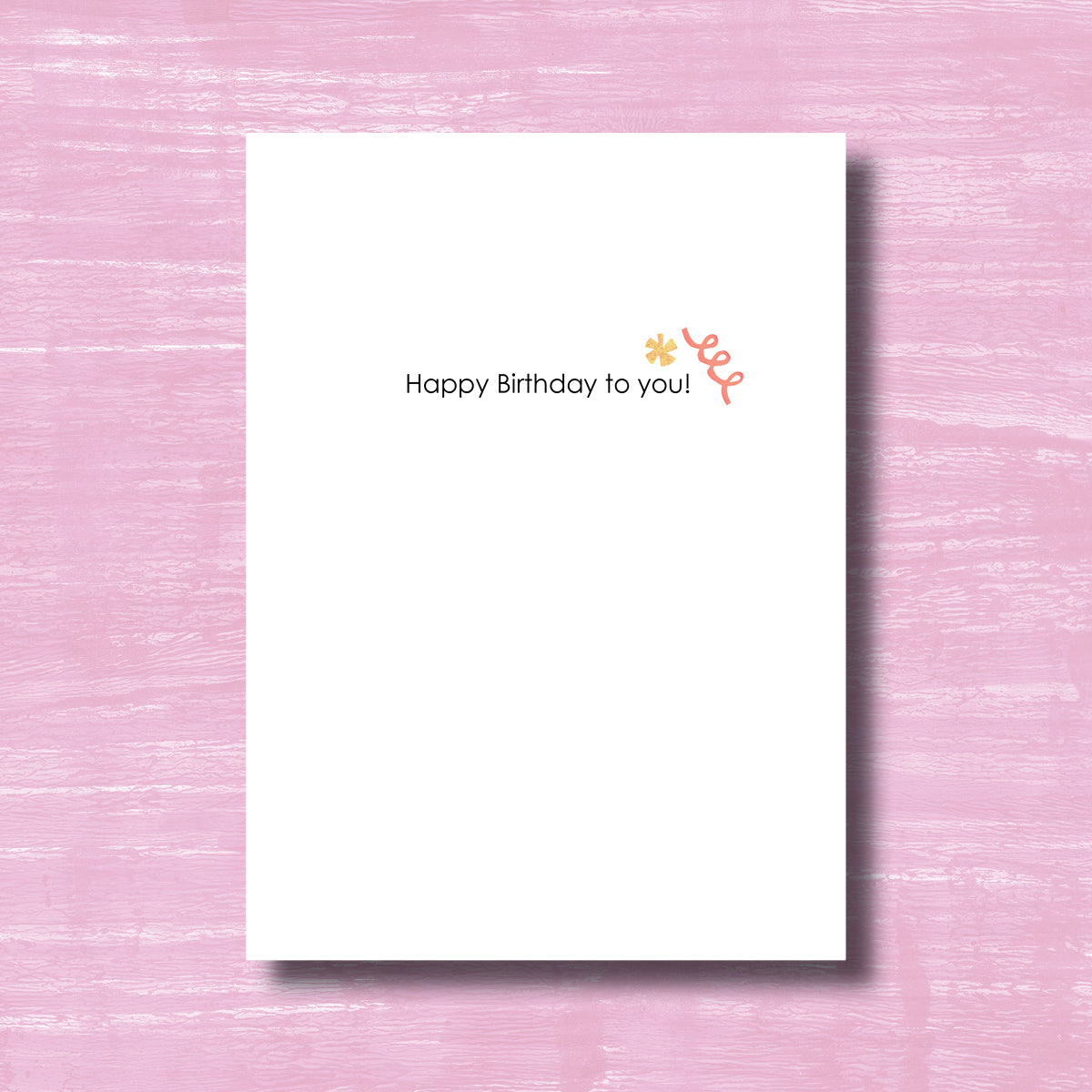 Birthday Cake - Birthday Card