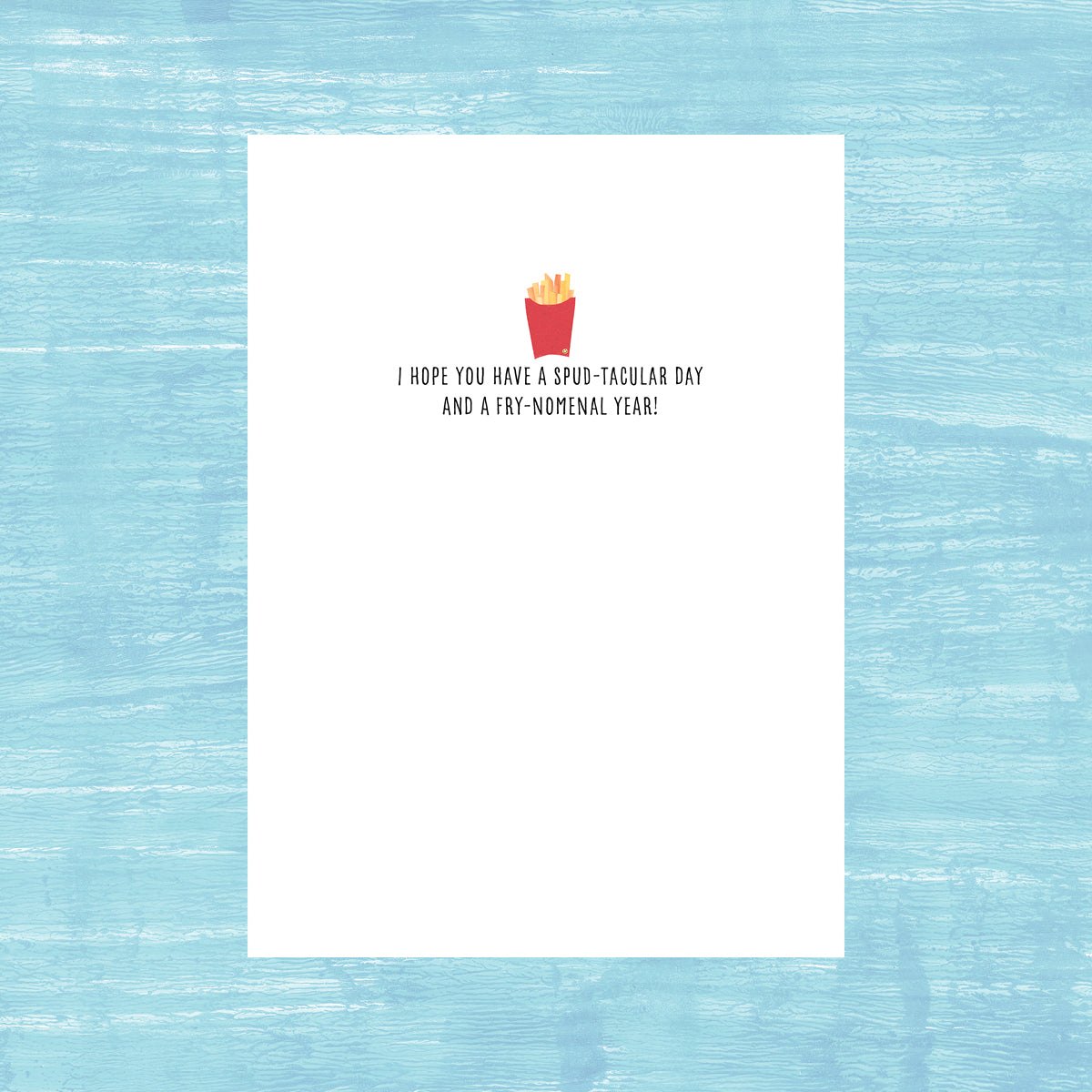 Time Fries - Birthday Card