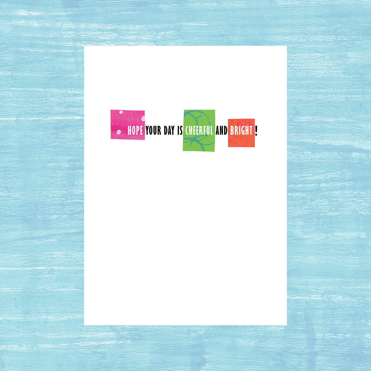 Boxy Birthday - Birthday Card