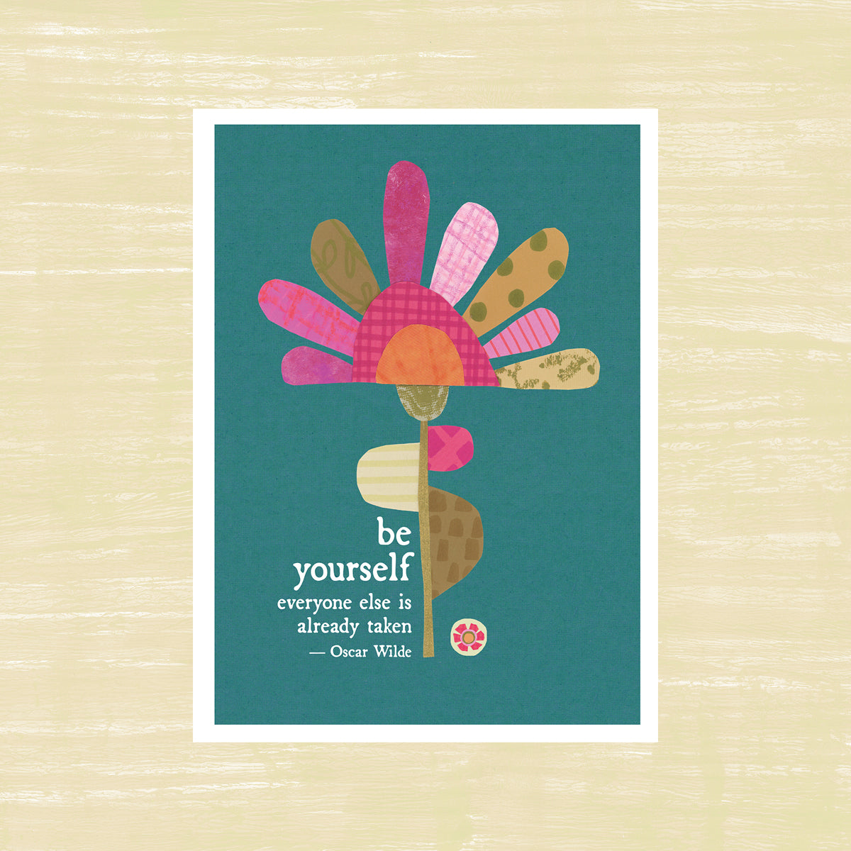 Be Yourself Wilde - Greeting Card