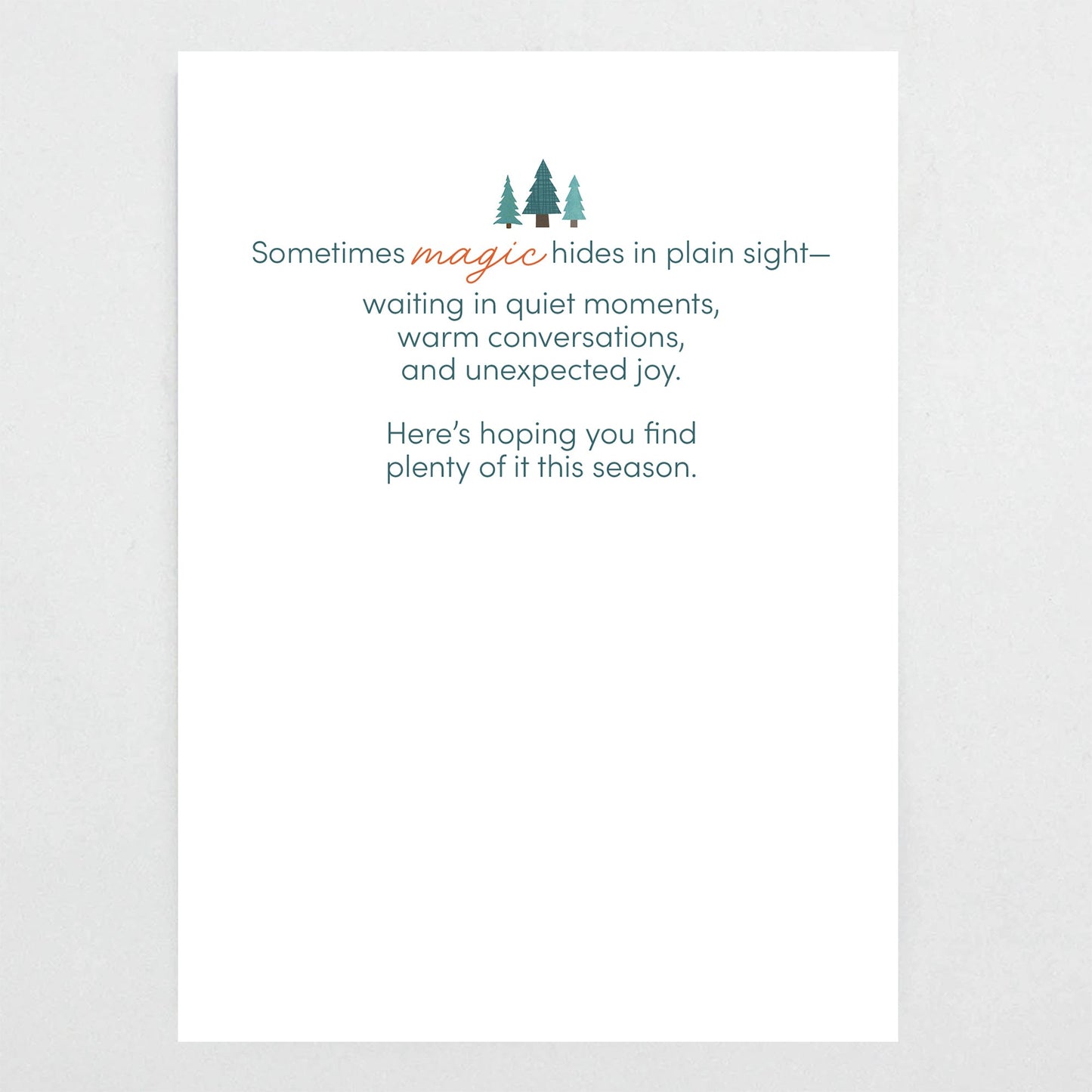 'Tis the Season for Magic - Holiday & Christmas Card