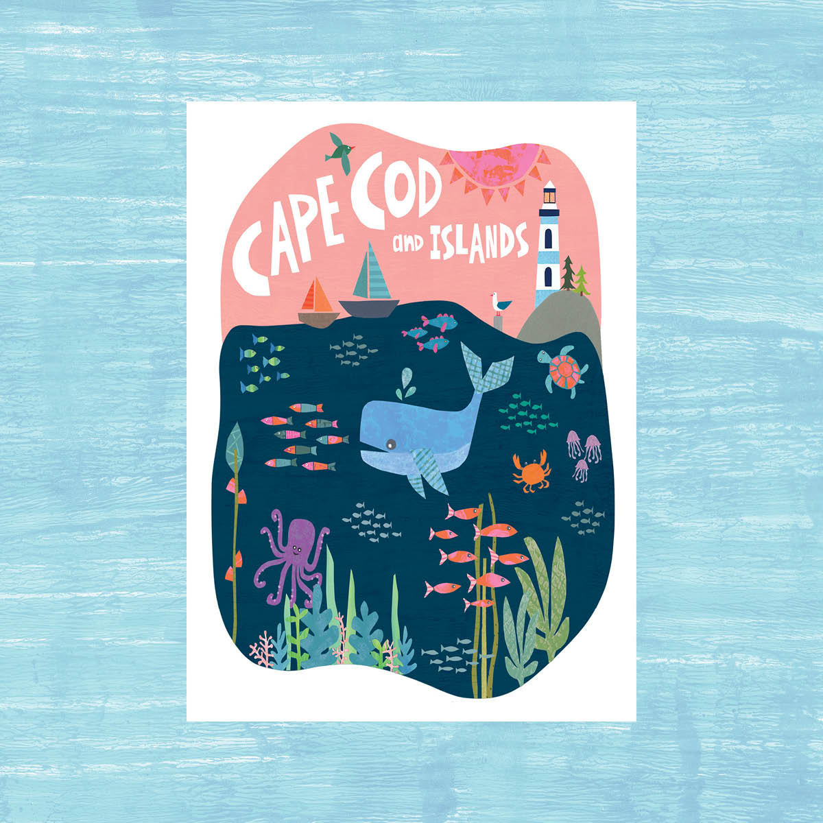 Cape Cod & Islands Ocean - greeting card