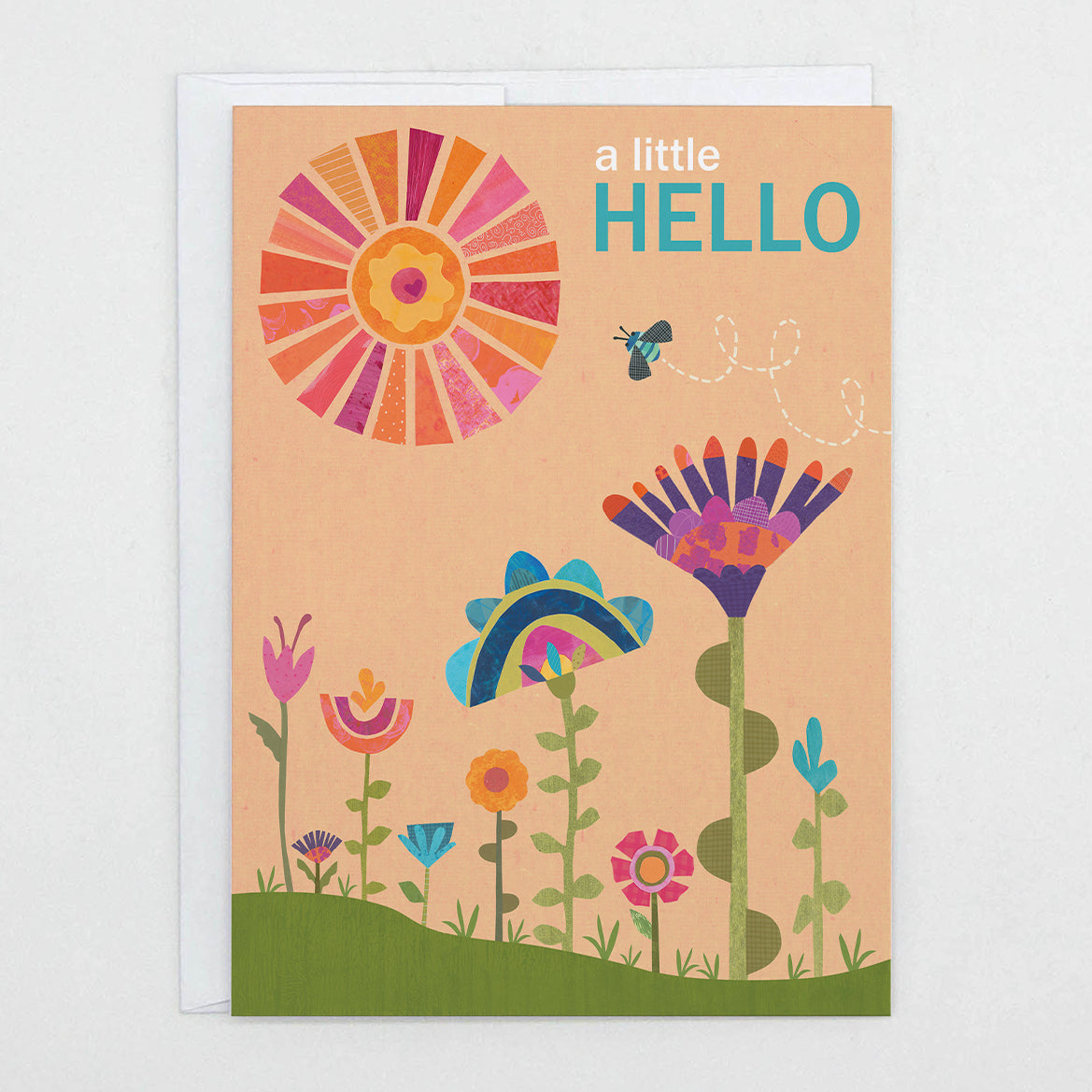 A Little Hello Card - Thinking of You & Blank Greeting Card