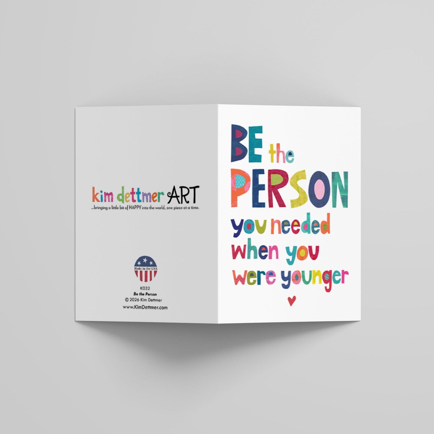 Be the Person - Greeting Card