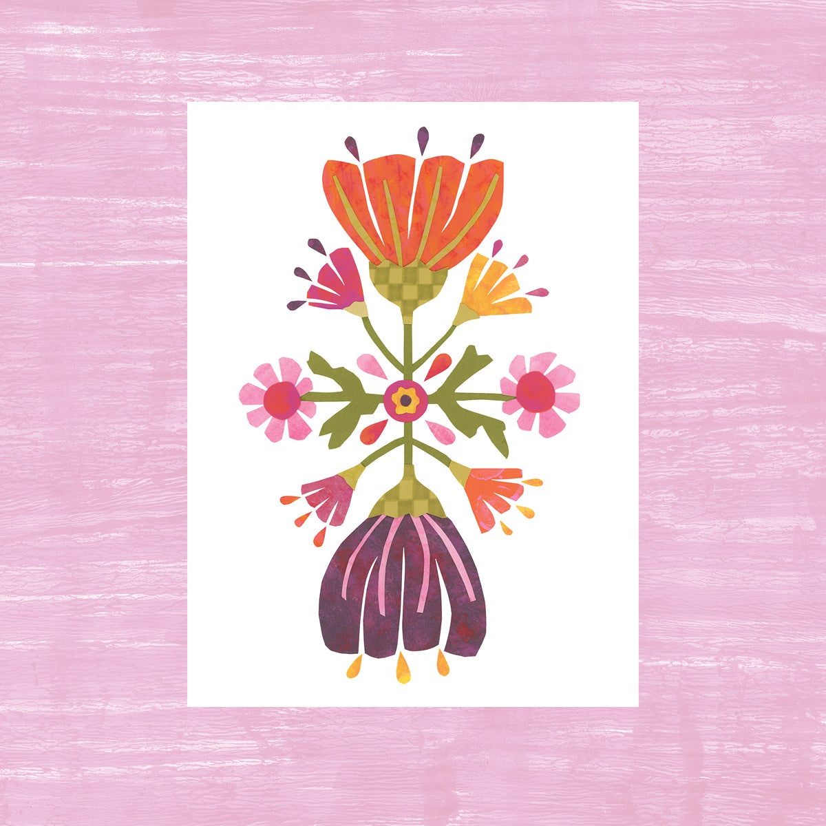 Talia Tulips - greeting card