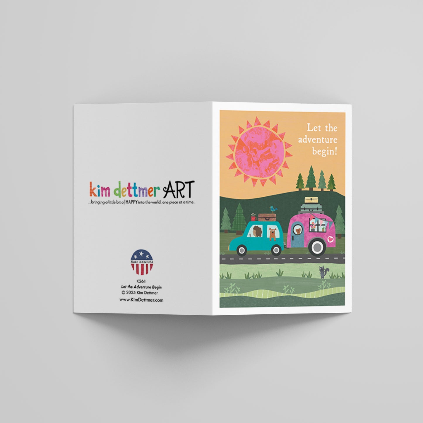 Let the Adventure Begin - Greeting Card