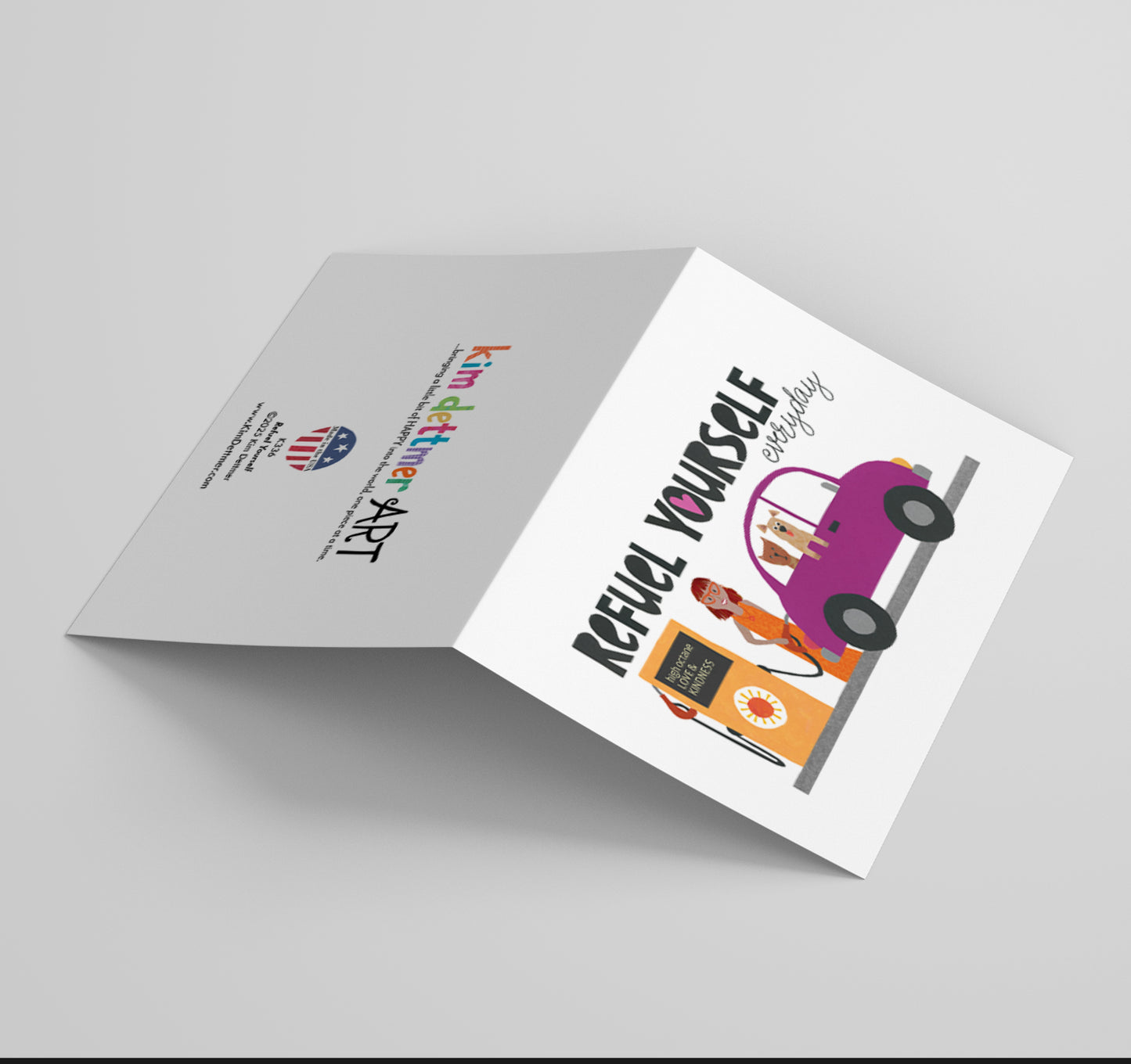 Refuel Yourself - Greeting Card