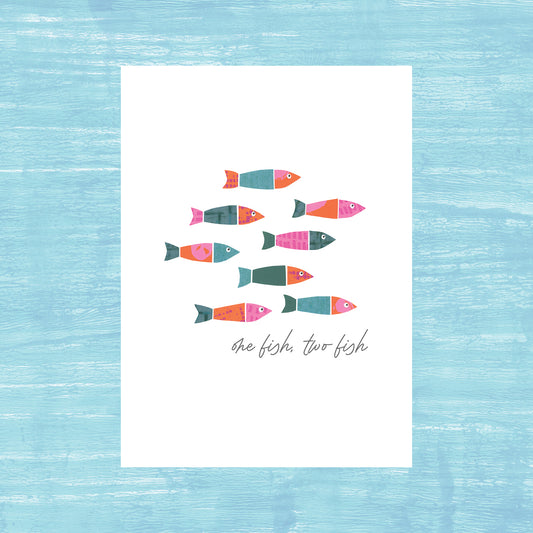 One Fish Two Fish - Greeting Card