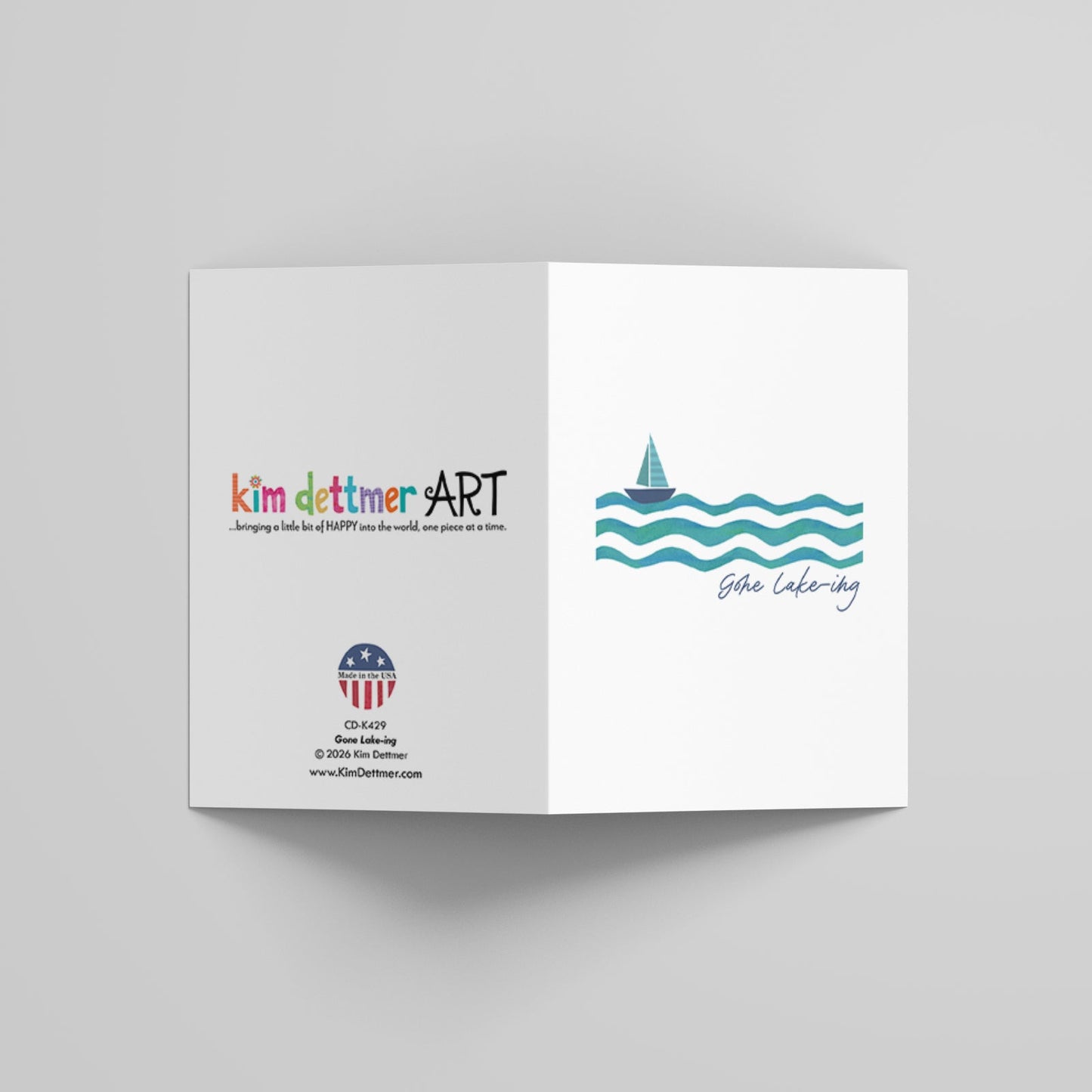 Gone Lake-ing - Greeting Card