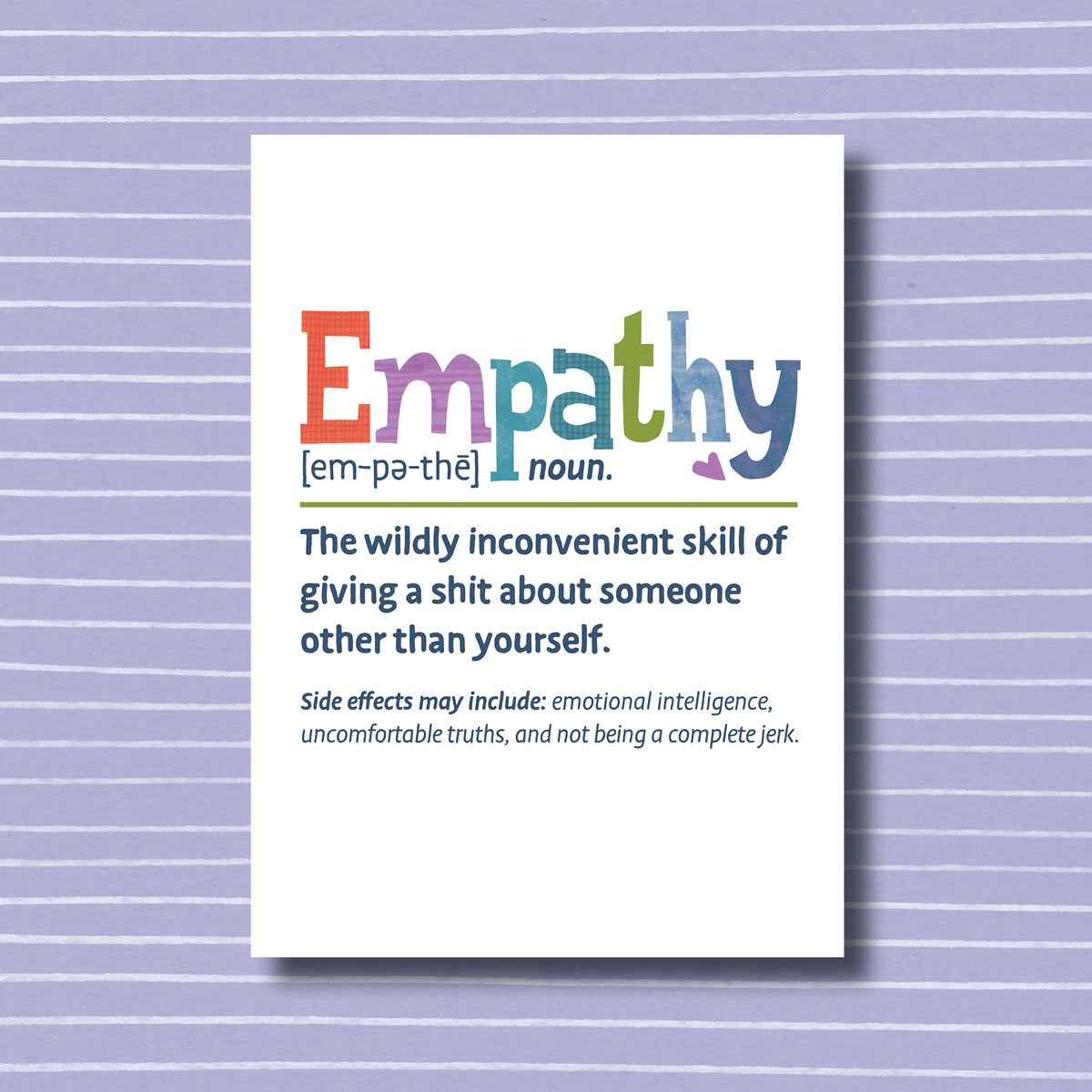 Empathy Snarked - Greeting Card