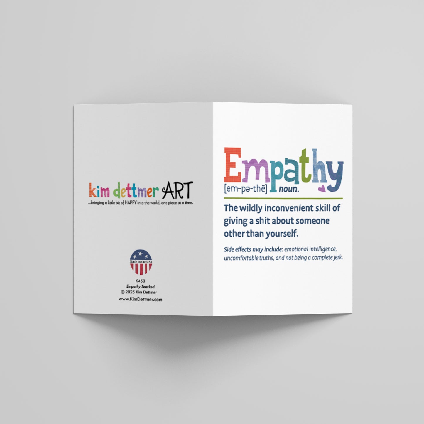 Empathy Snarked - Greeting Card