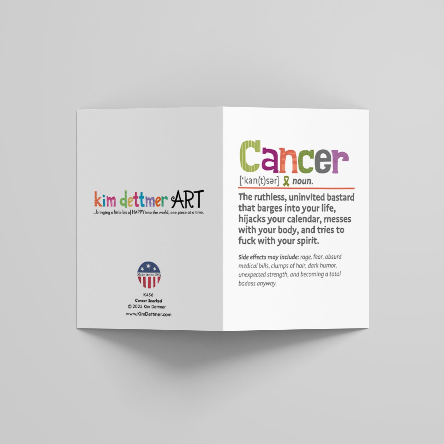 Cancer Snarked - Greeting Card