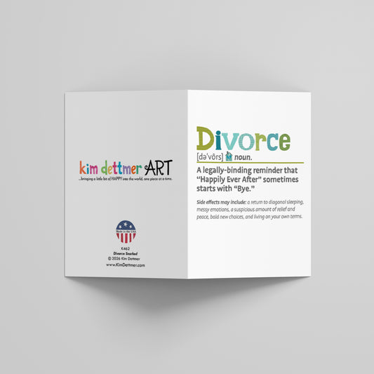 Divorce Snarked - Greeting Card
