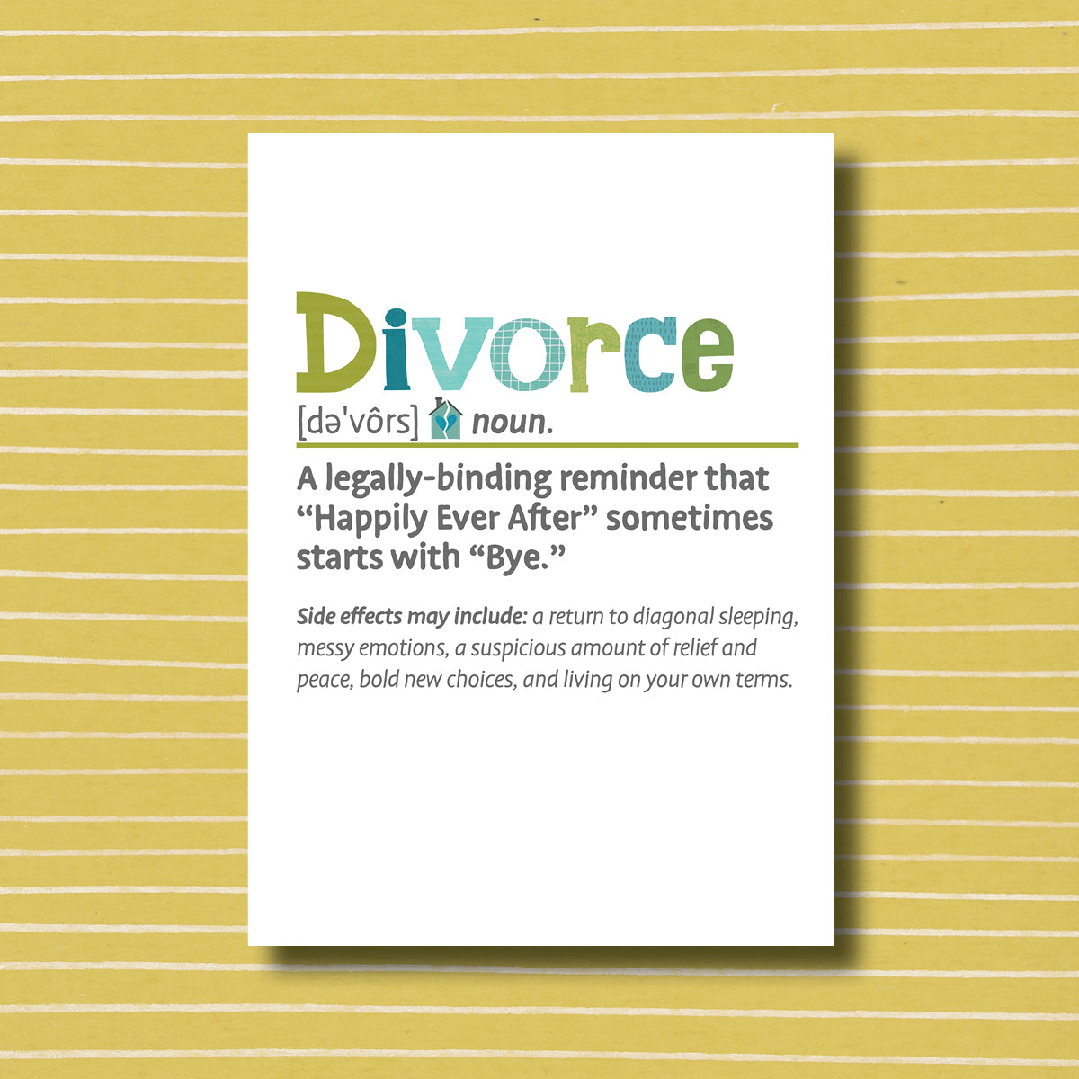 Divorce Snarked - Greeting Card