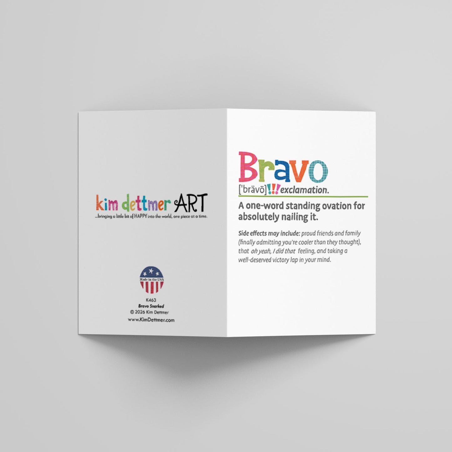 Bravo Snarked - Greeting Card