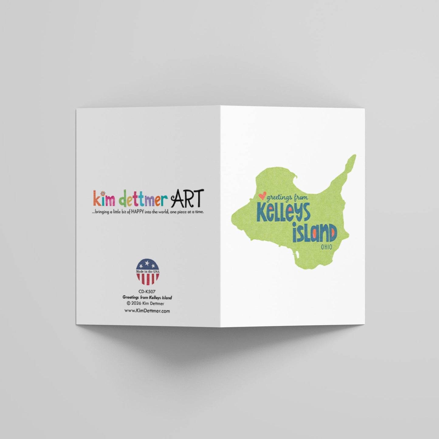 Greetings from Kelleys Island - Greeting Card
