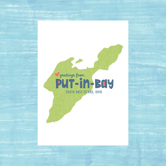 Greetings from Put-in-Bay - Greeting Card