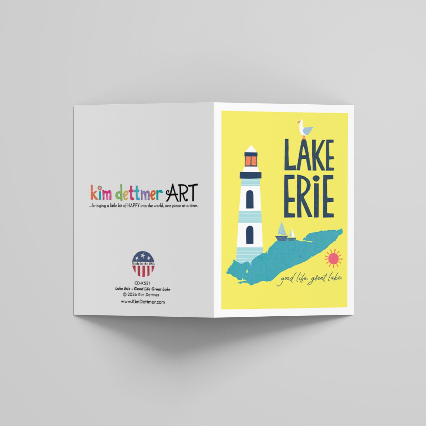 Lake Erie - Greeting Card