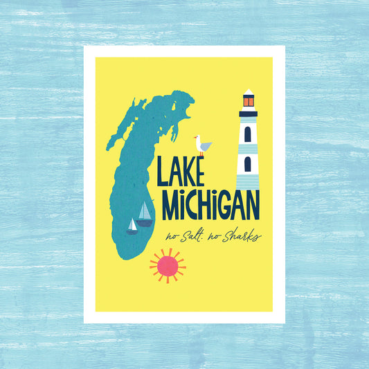 Lake Michigan - Greeting Card