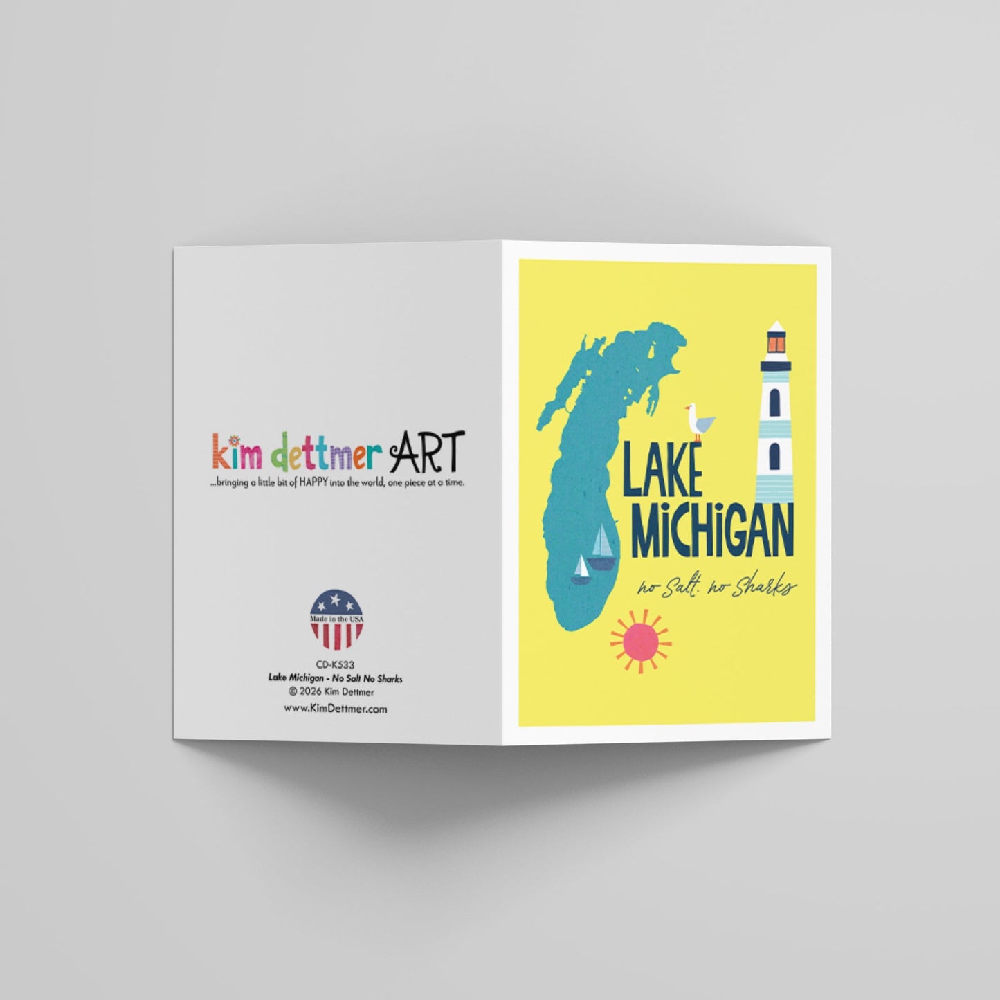 Lake Michigan - Greeting Card