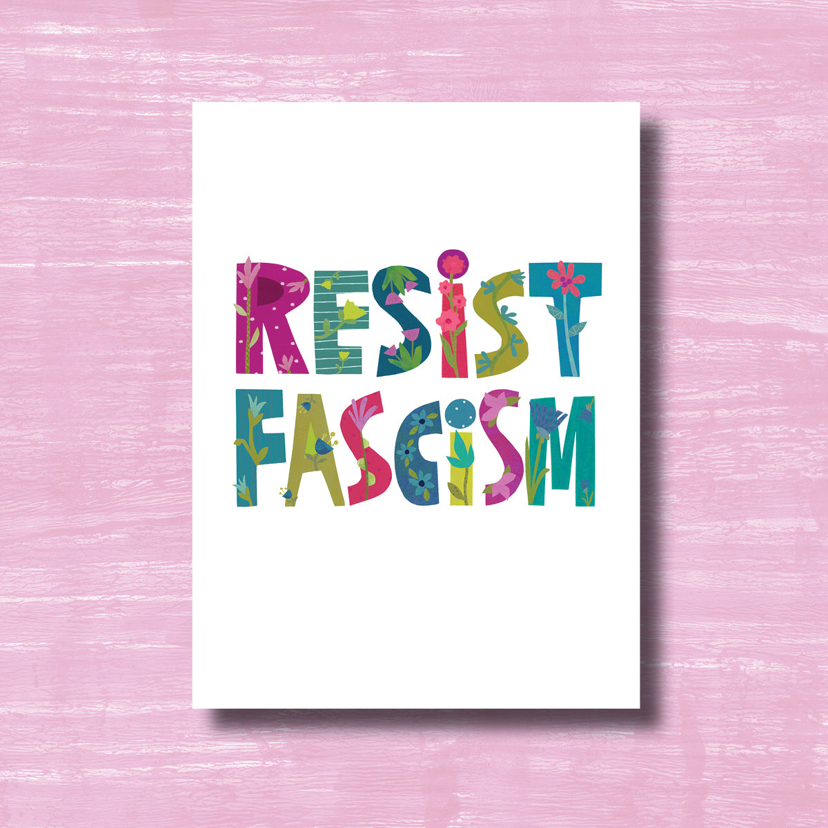 Resist Fascism - Greeting Card