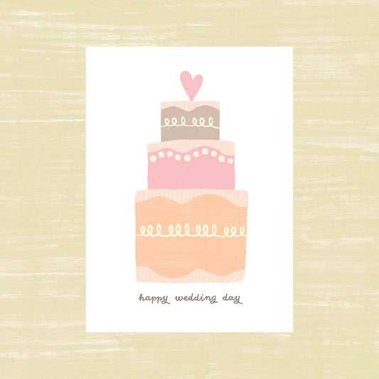 Wedding Cake - Greeting Card