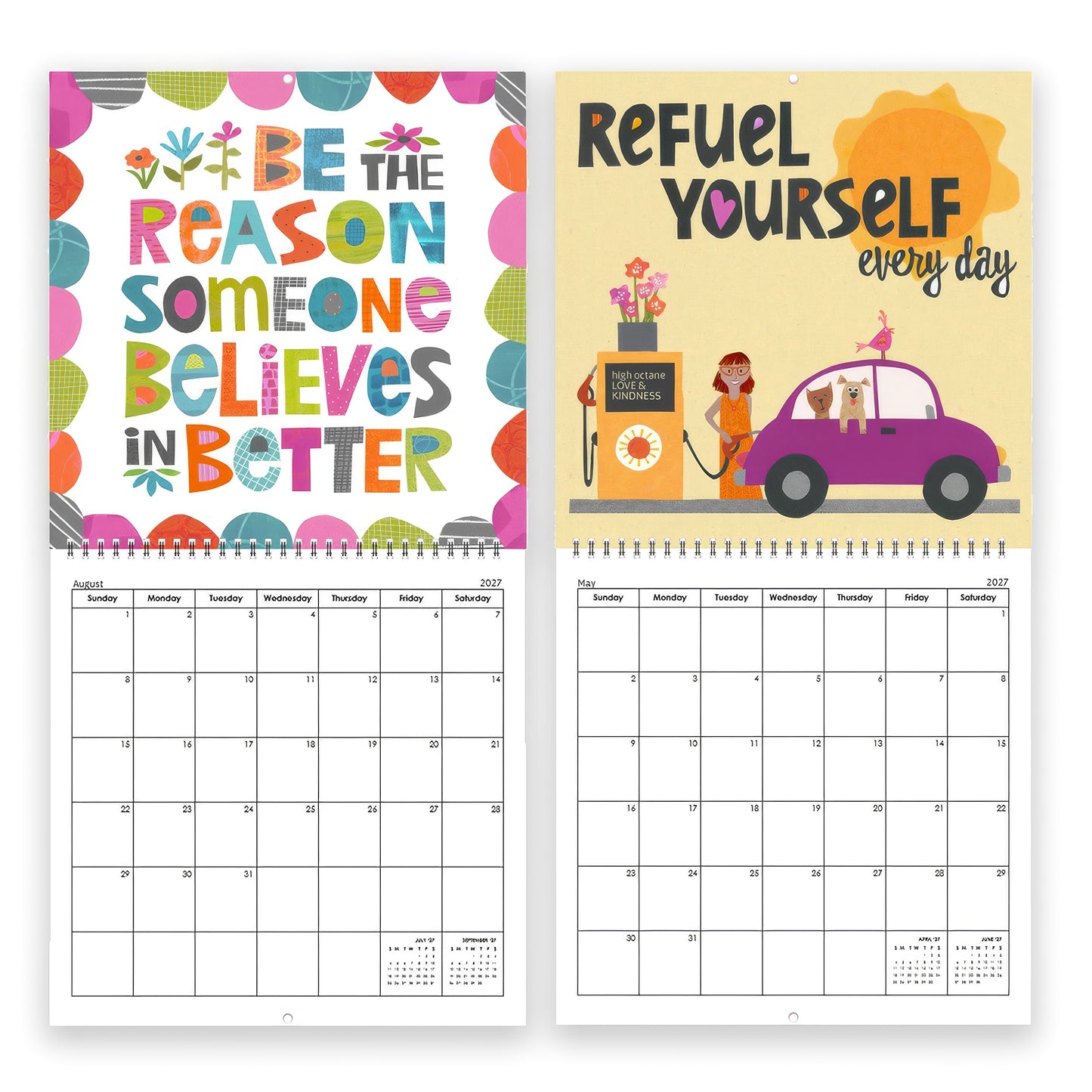 2027 More Good Day Wall Calendar