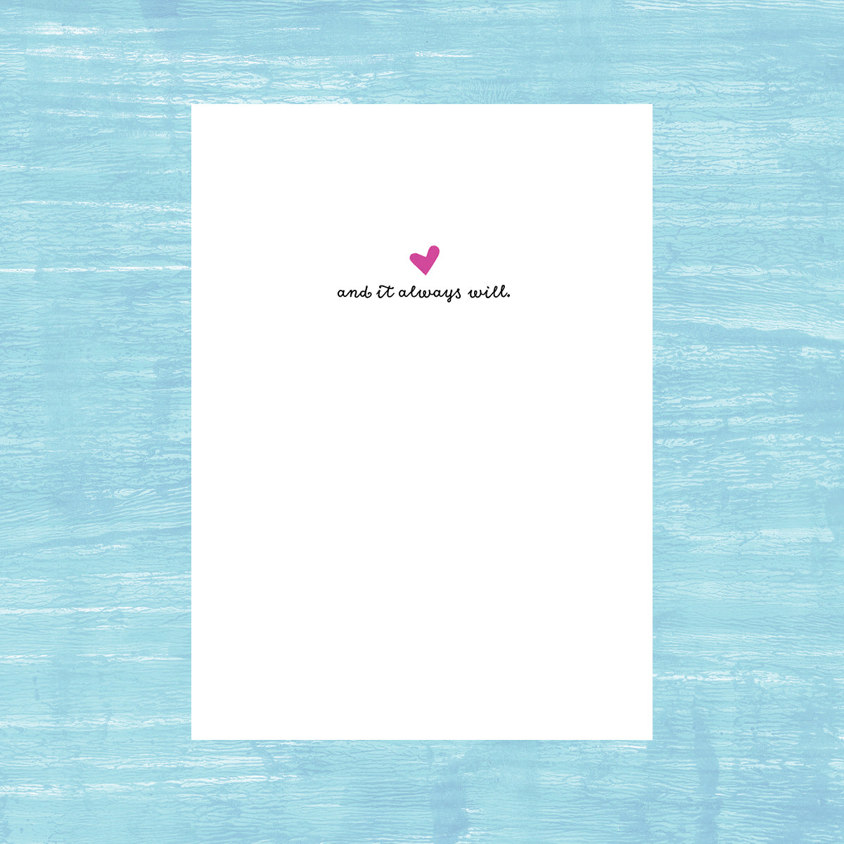 Love Remains - Sympathy Card