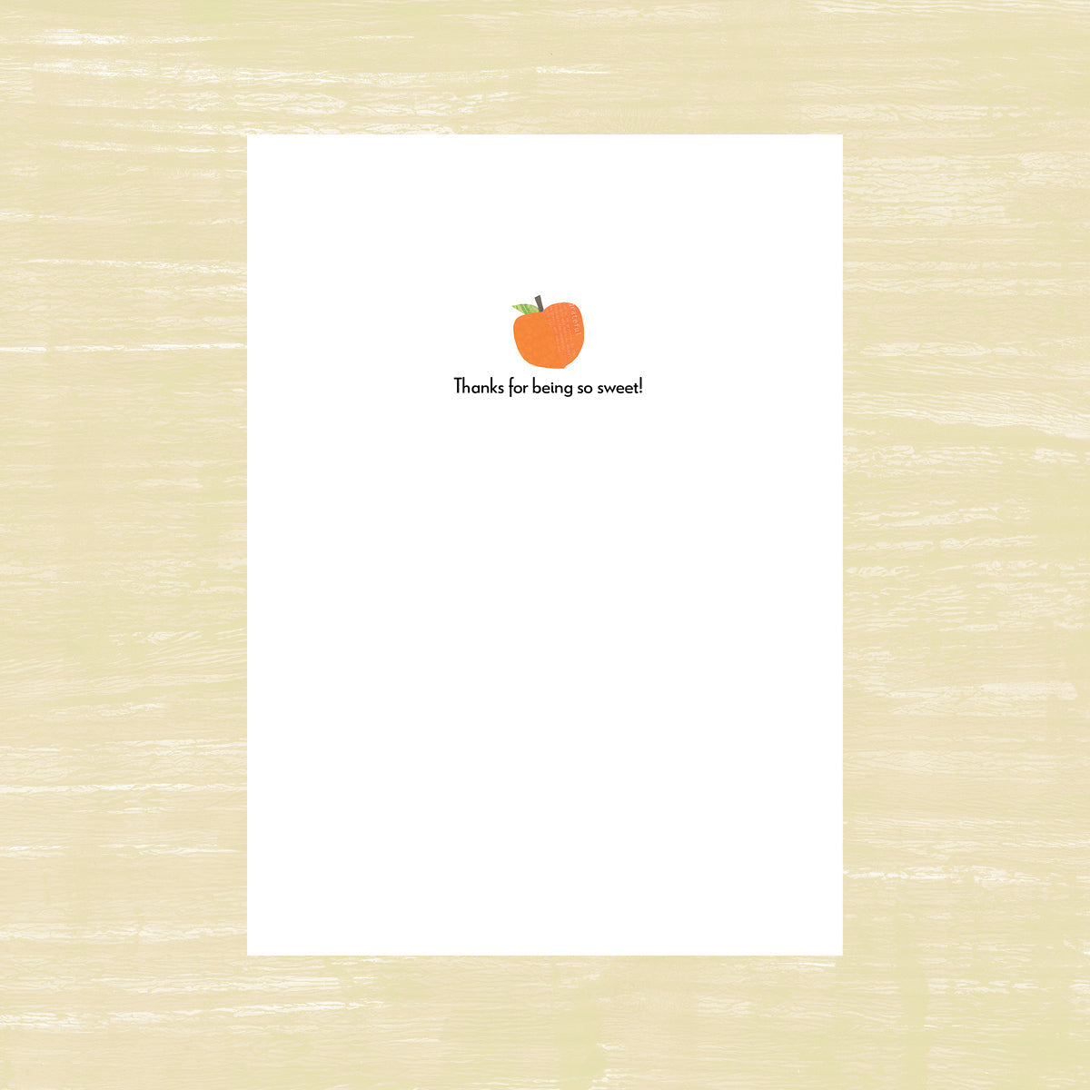You're A Peach - Thank You Card