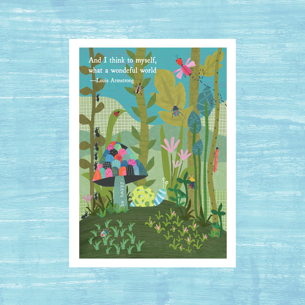 Wonderful World - Greeting Card