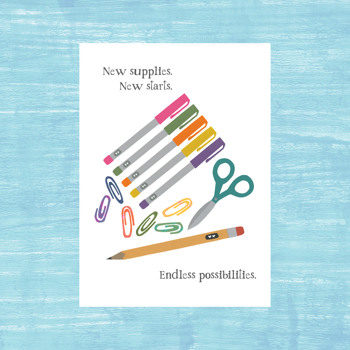 Endless Possibilities - Back to School Card