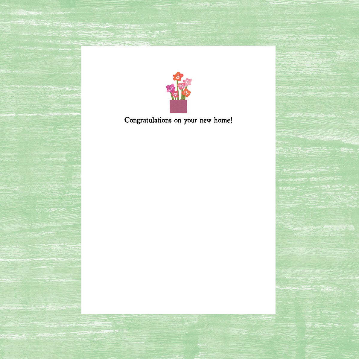 Home is the nicest word - Greeting Card