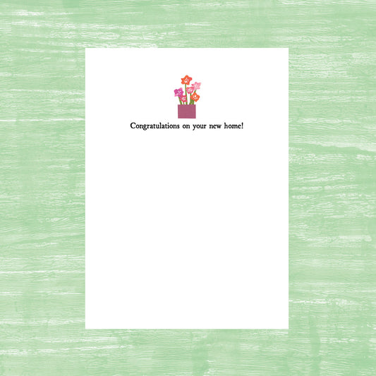 Home is the nicest word - Greeting Card