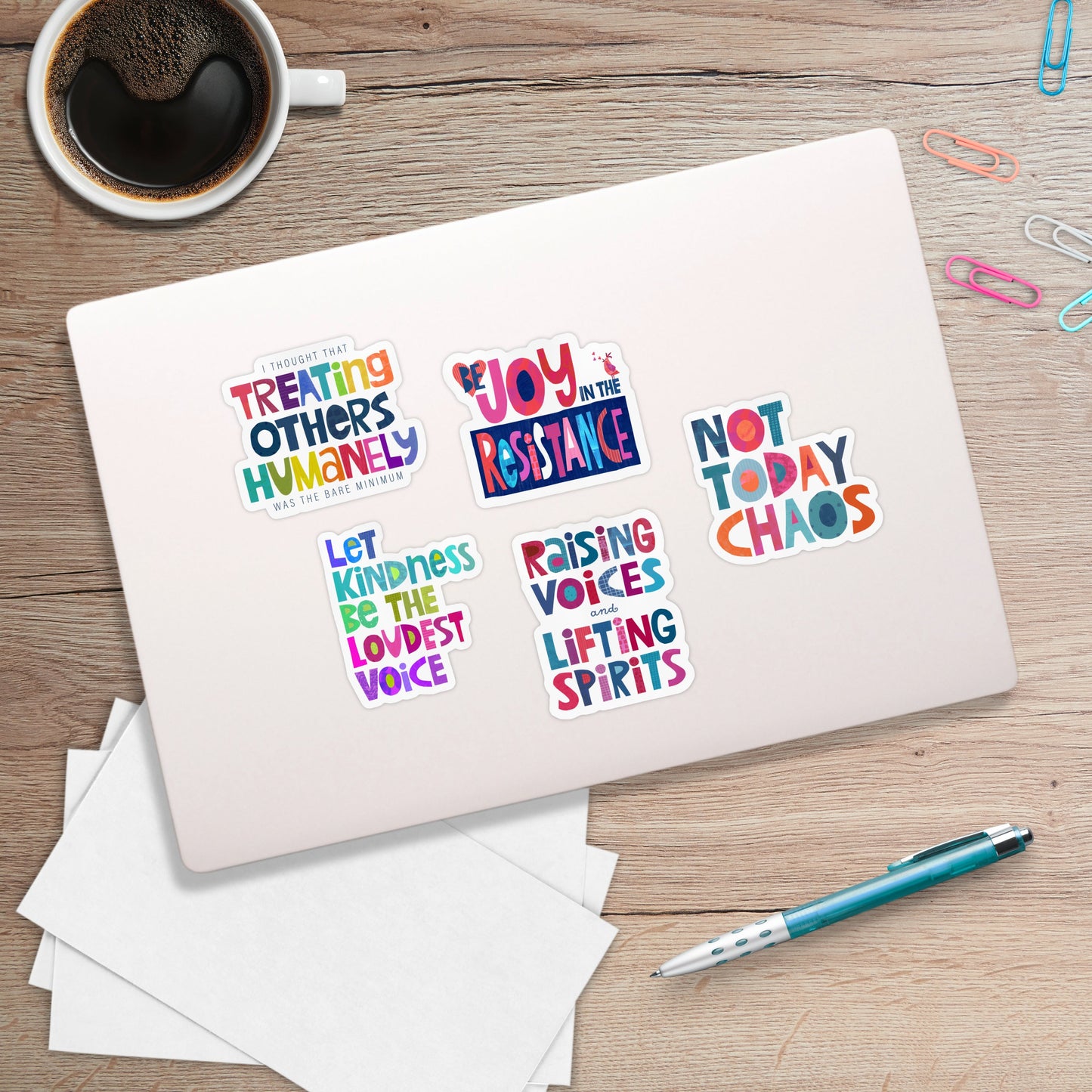 Be Joy in the Resistance Vinyl Sticker – Die-Cut