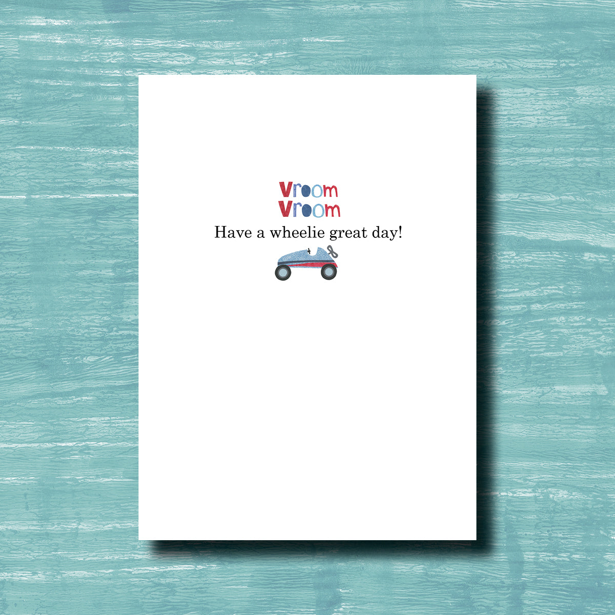 Vroom Vroom Birthday - Greeting Card