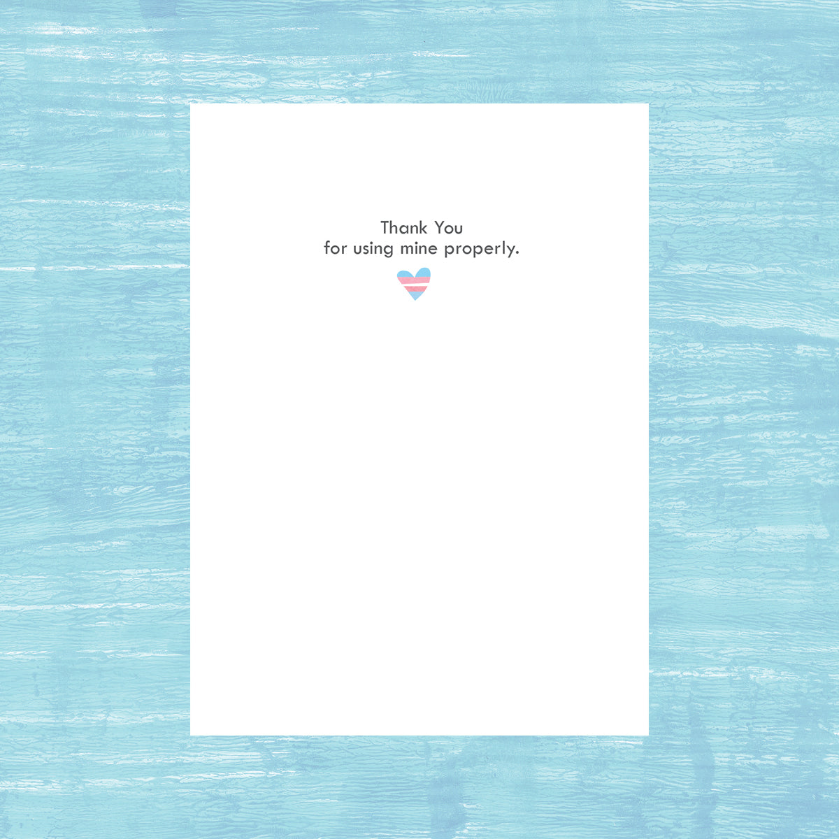 Pronouns Save Lives - Greeting Card