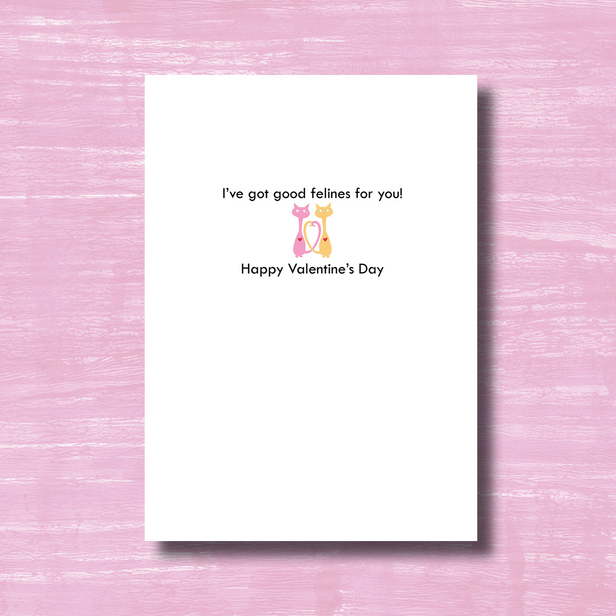 Purrfect Together Valentine - Greeting Card