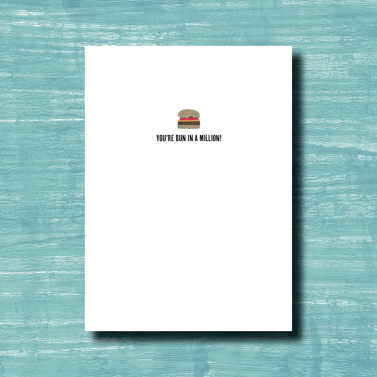 Dad's Burger - Greeting Card