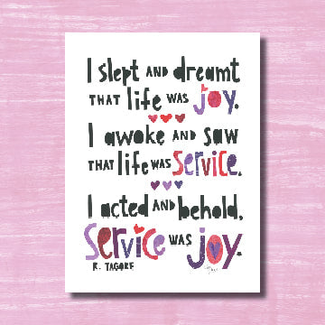 Service was Joy (print)