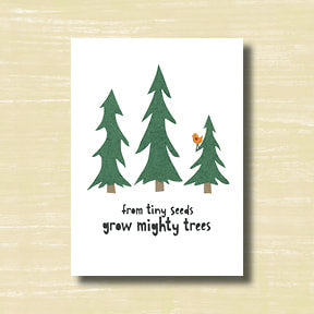 Mighty Trees - greeting card