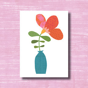 Big Orchid - greeting card