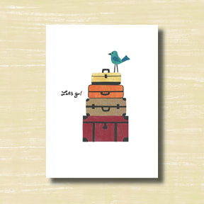 Let's Go - greeting card