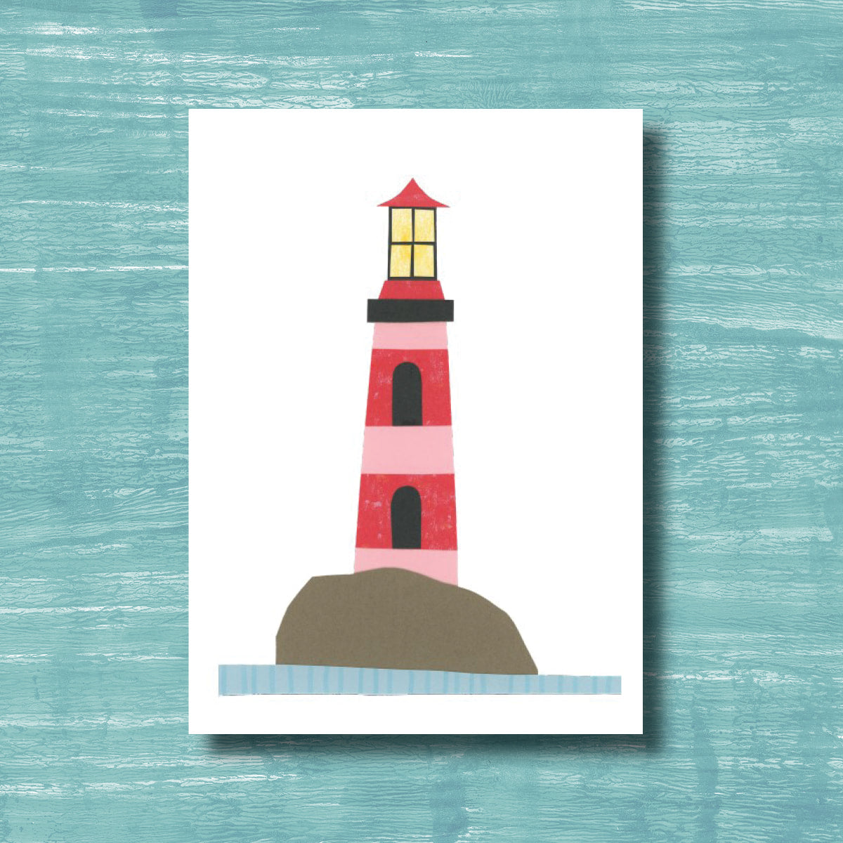 Lighthouse - greeting card