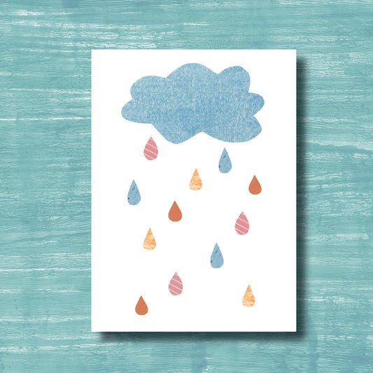 Rain Cloud - Greeting Card