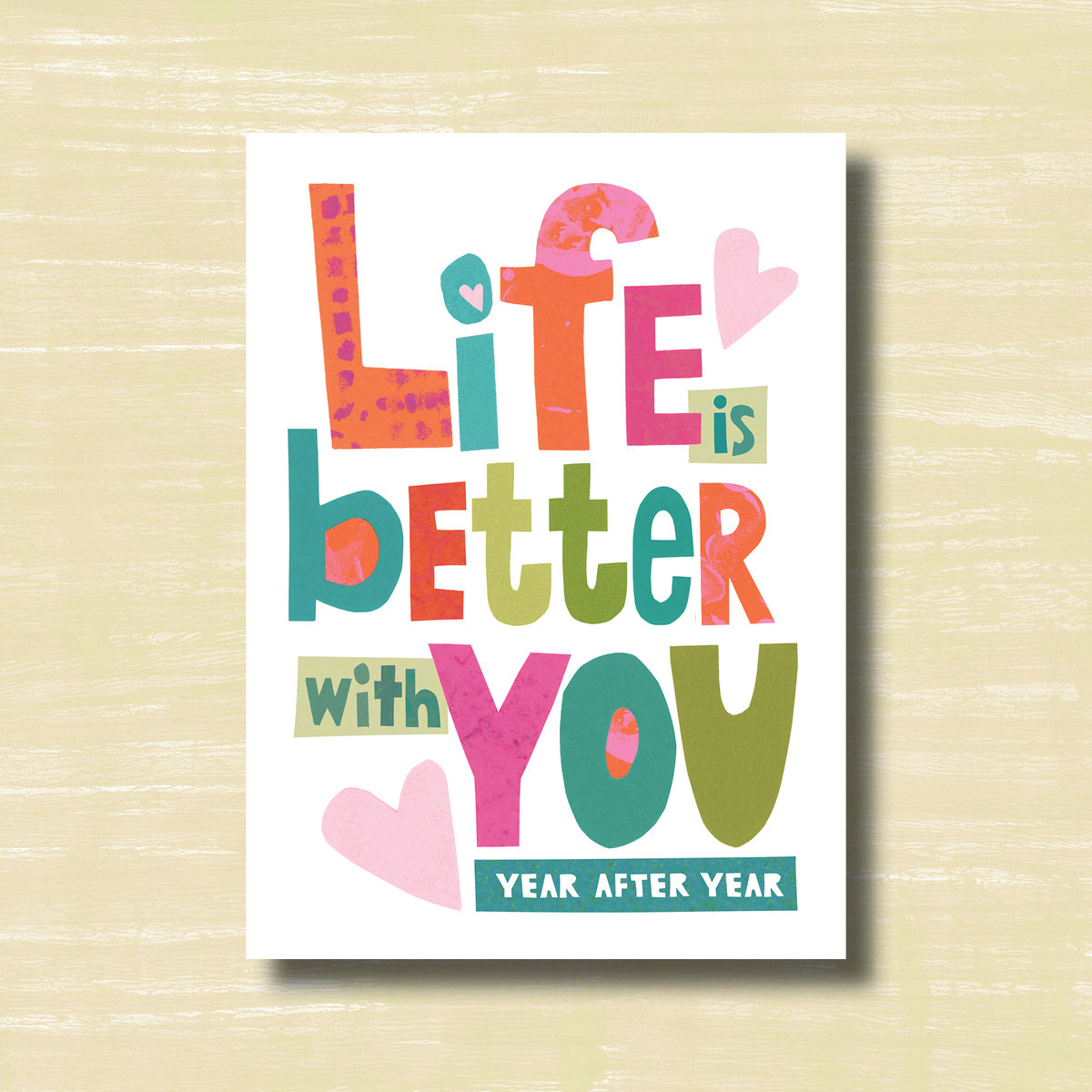 Better With You - Greeting Card