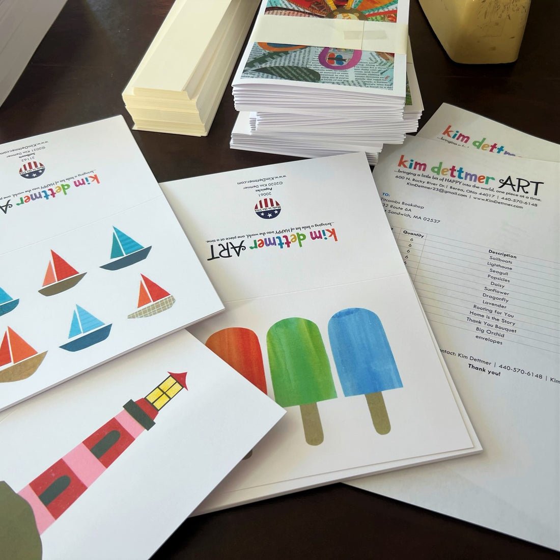 Kim Dettmer Art Line of Cards