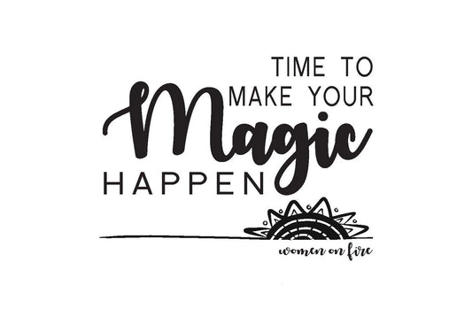 TIME TO MAKE YOUR MAGIC HAPPEN - JOURNAL COVER CONTEST WINNER!