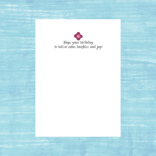 Oh, So Much Happy - Birthday Card